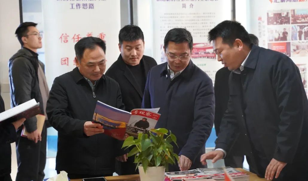 市委统战部副部长刘方德莅临西征网调研指导