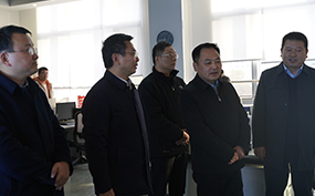 市委统战部副部长刘方德莅临西征网调研指导